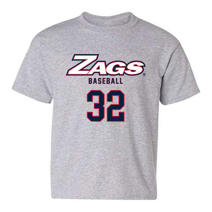 Gonzaga - NCAA Baseball : Karsten Sweum - Classic Shersey Youth T-Shirt-0