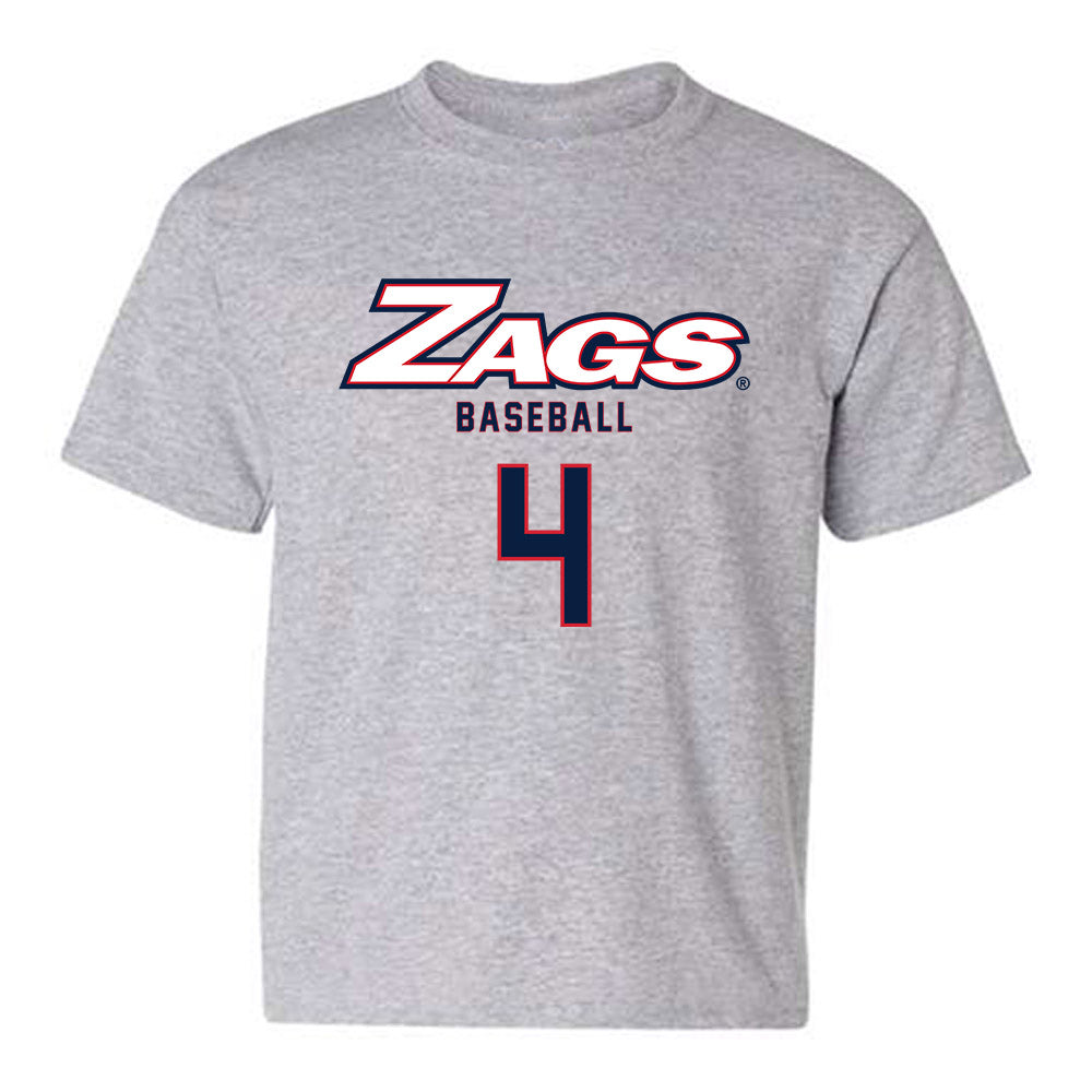 Gonzaga - NCAA Baseball : Kainoa Santiago - Classic Shersey Youth T-Shirt-0