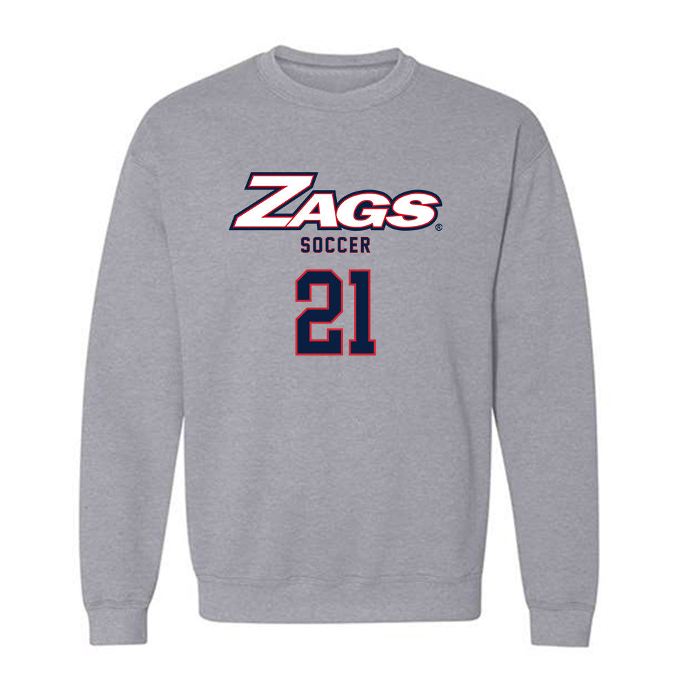 Gonzaga - NCAA Men's Soccer : Nico Golesis - Classic Shersey Crewneck Sweatshirt-0