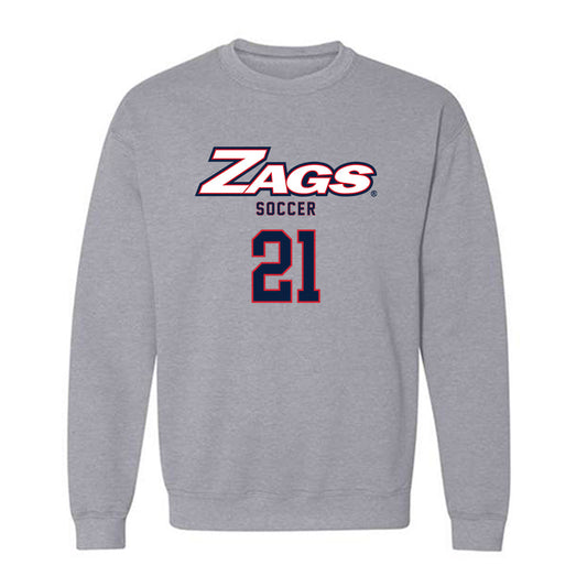 Gonzaga - NCAA Men's Soccer : Nico Golesis - Classic Shersey Crewneck Sweatshirt-0