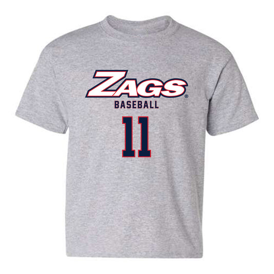 Gonzaga - NCAA Baseball : Gabriel Brabec - Classic Shersey Youth T-Shirt