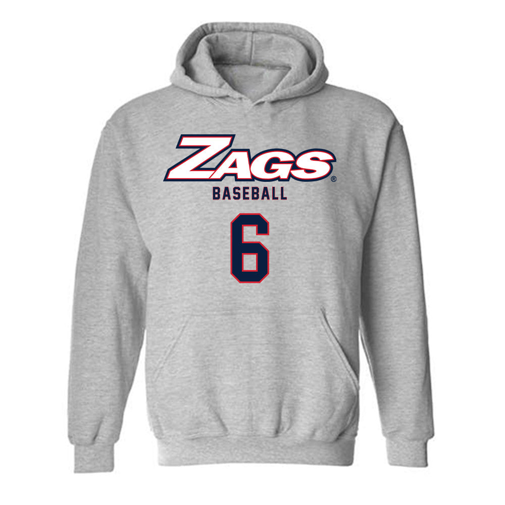 Gonzaga - NCAA Baseball : Landon White - Classic Shersey Hooded Sweatshirt-0