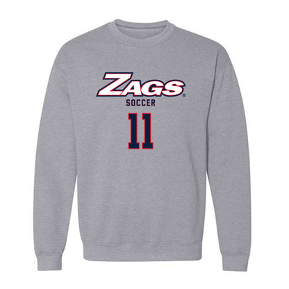 Gonzaga - NCAA Men's Soccer : Talan Rochelle - Classic Shersey Crewneck Sweatshirt-0