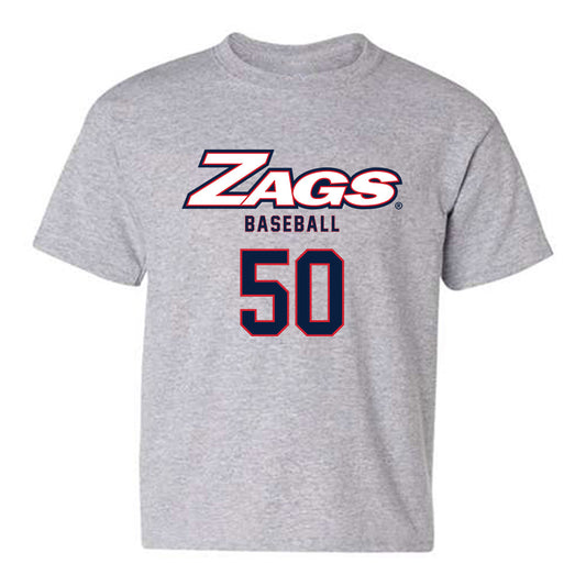 Gonzaga - NCAA Baseball : Kale Hammer - Classic Shersey Youth T-Shirt