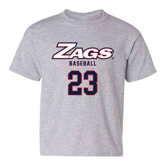 Gonzaga - NCAA Baseball : Kevin Spear - Classic Shersey Youth T-Shirt