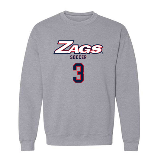 Gonzaga - NCAA Men's Soccer : Ethan Doud - Classic Shersey Crewneck Sweatshirt-0