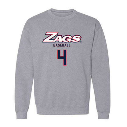 Gonzaga - NCAA Baseball : Kainoa Santiago - Classic Shersey Crewneck Sweatshirt-0