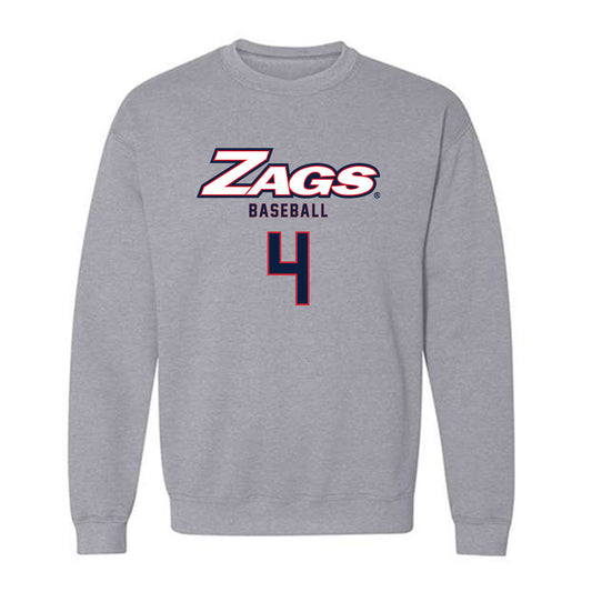 Gonzaga - NCAA Baseball : Kainoa Santiago - Classic Shersey Crewneck Sweatshirt-0
