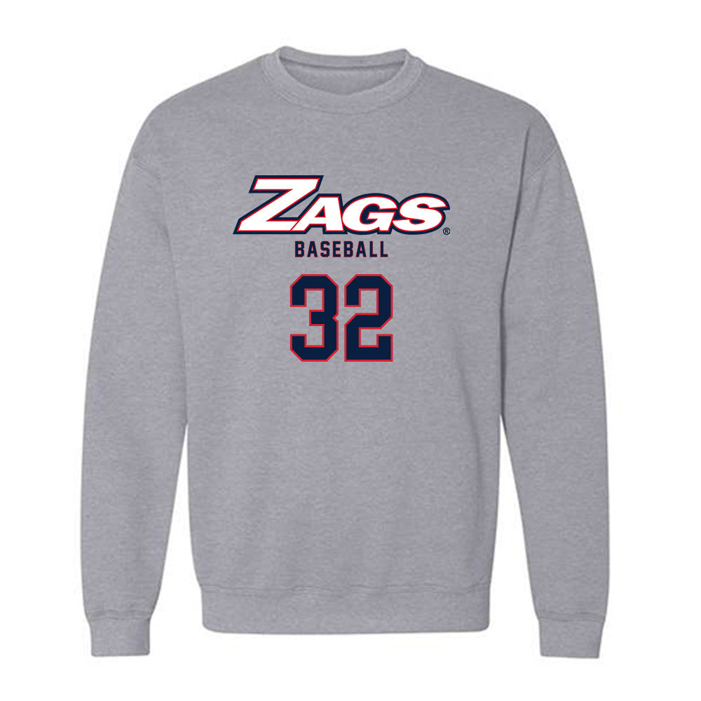 Gonzaga - NCAA Baseball : Karsten Sweum - Classic Shersey Crewneck Sweatshirt-0