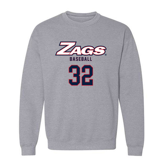 Gonzaga - NCAA Baseball : Karsten Sweum - Classic Shersey Crewneck Sweatshirt-0
