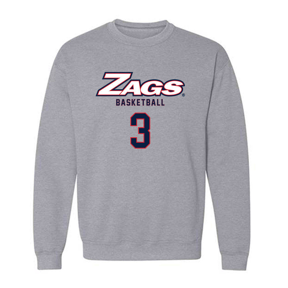 Gonzaga - NCAA Men's Basketball : Braeden Smith - Classic Shersey Crewneck Sweatshirt