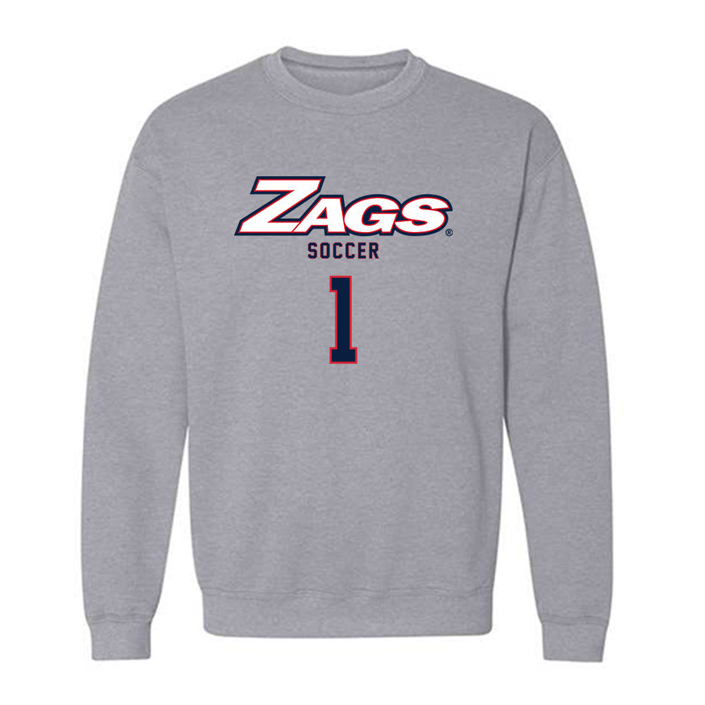Gonzaga - NCAA Men's Soccer : Chema Preciado - Classic Shersey Crewneck Sweatshirt-0