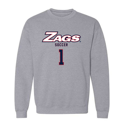Gonzaga - NCAA Men's Soccer : Chema Preciado - Classic Shersey Crewneck Sweatshirt-0