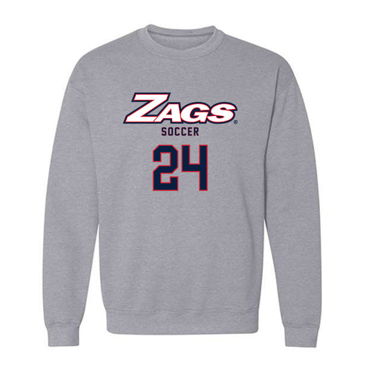 Gonzaga - NCAA Women's Soccer : Addison Dye-Blondell - Classic Shersey Crewneck Sweatshirt-0