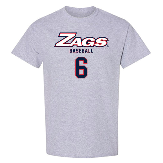 Gonzaga - NCAA Baseball : Landon White - Classic Shersey T-Shirt-0