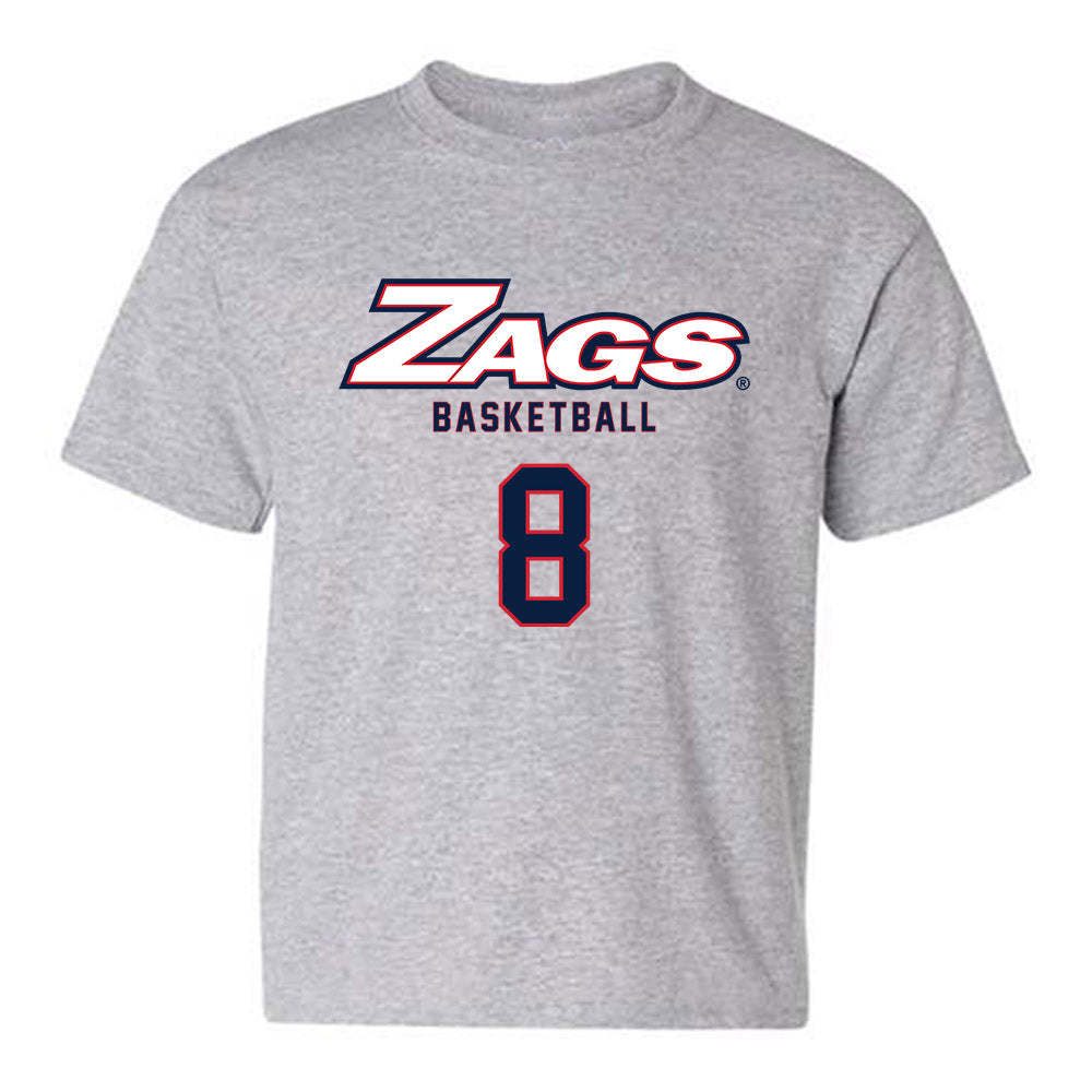 Gonzaga - NCAA Men's Basketball : Jalen Warley - Classic Shersey Youth T-Shirt-0
