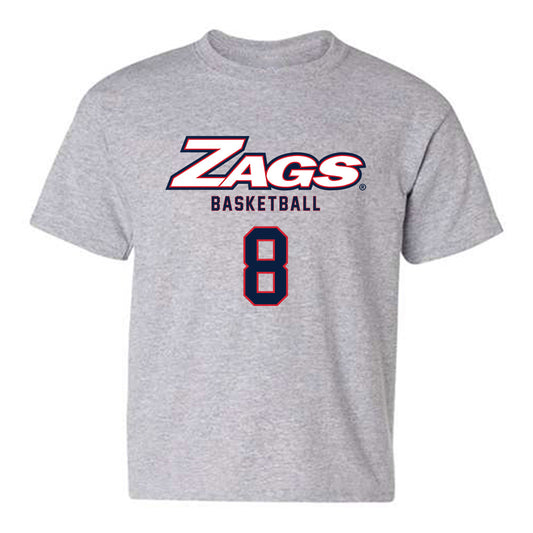 Gonzaga - NCAA Men's Basketball : Jalen Warley - Classic Shersey Youth T-Shirt-0