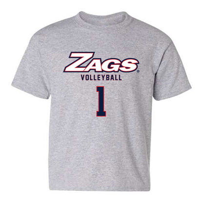 Gonzaga - NCAA Women's Volleyball : Kelly McAuley - Classic Shersey Youth T-Shirt-0
