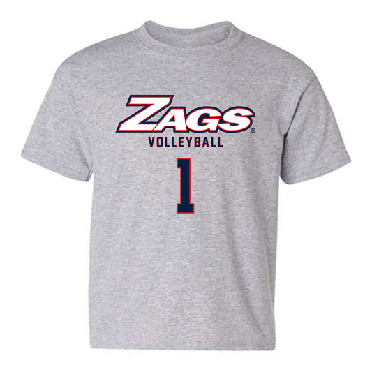 Gonzaga - NCAA Women's Volleyball : Kelly McAuley - Classic Shersey Youth T-Shirt-0
