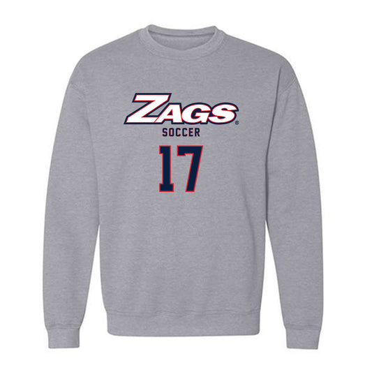 Gonzaga - NCAA Men's Soccer : Chase Potter - Classic Shersey Crewneck Sweatshirt-0