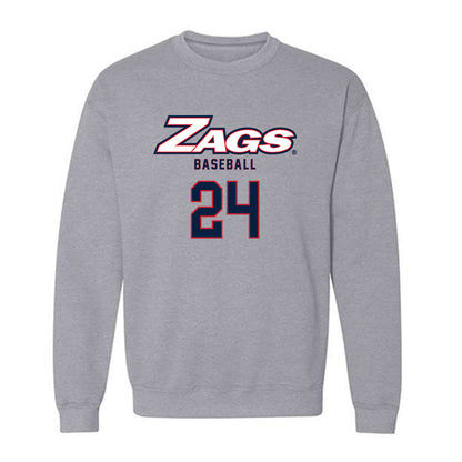 Gonzaga - NCAA Baseball : Simon Baker - Classic Shersey Crewneck Sweatshirt-0