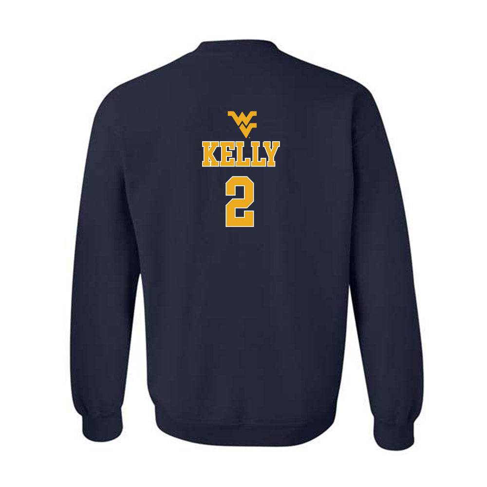 West Virginia - NCAA Baseball : Gavin Kelly - Generic Sports Shersey Crewneck Sweatshirt-1