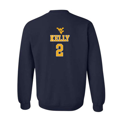 West Virginia - NCAA Baseball : Gavin Kelly - Generic Sports Shersey Crewneck Sweatshirt-1