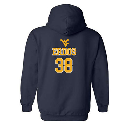 West Virginia - NCAA Baseball : Creed Erdos - Generic Sports Shersey Hooded Sweatshirt-1