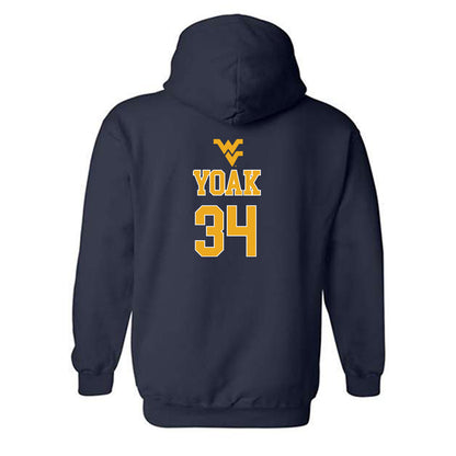 West Virginia - NCAA Baseball : Bryant Yoak - Generic Sports Shersey Hooded Sweatshirt-1