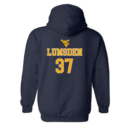 West Virginia - NCAA Baseball : Benjamin Lumsden - Hooded Sweatshirt Sports Shersey