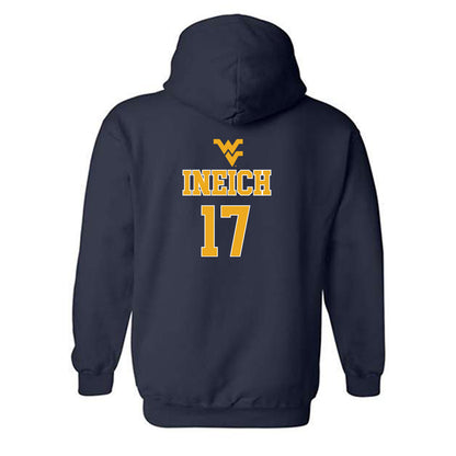 West Virginia - NCAA Baseball : Matt Ineich - Generic Sports Shersey Hooded Sweatshirt-1
