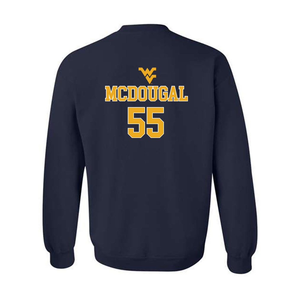 West Virginia - NCAA Baseball : Ben McDougal - Generic Sports Shersey Crewneck Sweatshirt-1