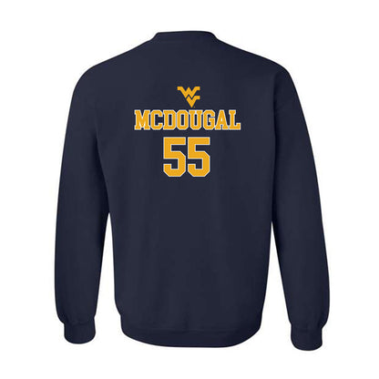 West Virginia - NCAA Baseball : Ben McDougal - Generic Sports Shersey Crewneck Sweatshirt-1