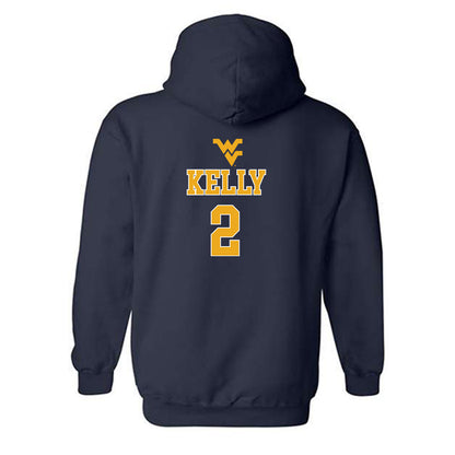 West Virginia - NCAA Baseball : Gavin Kelly - Generic Sports Shersey Hooded Sweatshirt-1