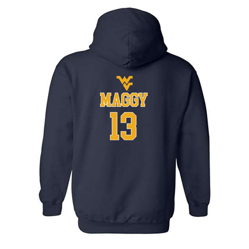 West Virginia - NCAA Baseball : Ryan Maggy - Generic Sports Shersey Hooded Sweatshirt-1