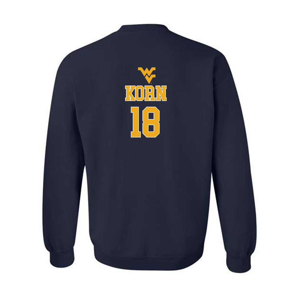 West Virginia - NCAA Baseball : Ian Korn - Generic Sports Shersey Crewneck Sweatshirt-1
