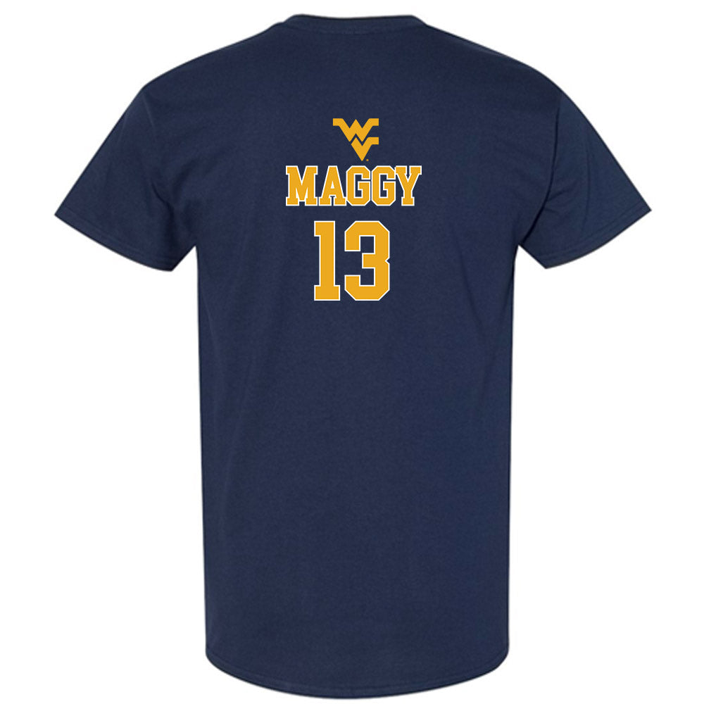 West Virginia - NCAA Baseball : Ryan Maggy - Generic Sports Shersey T-Shirt-1