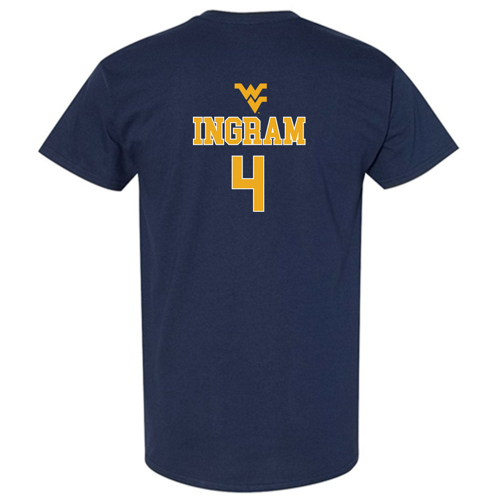 West Virginia - NCAA Baseball : Jackson Ingram - Generic Sports Shersey T-Shirt-1