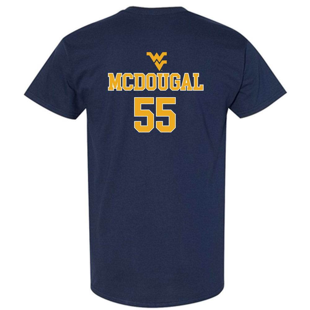 West Virginia - NCAA Baseball : Ben McDougal - Generic Sports Shersey T-Shirt-1