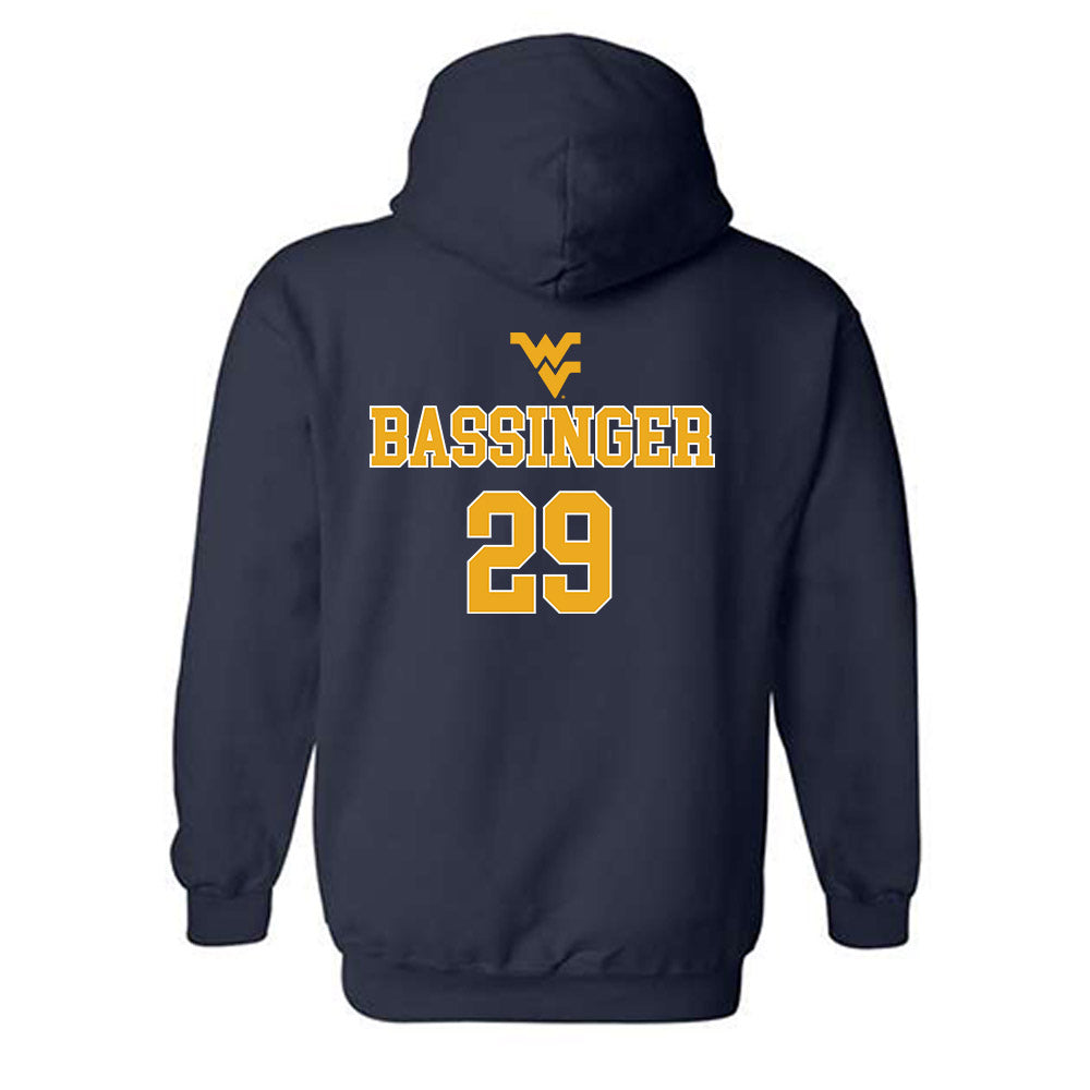 West Virginia - NCAA Baseball : Reese Bassinger - Generic Sports Shersey Hooded Sweatshirt-1