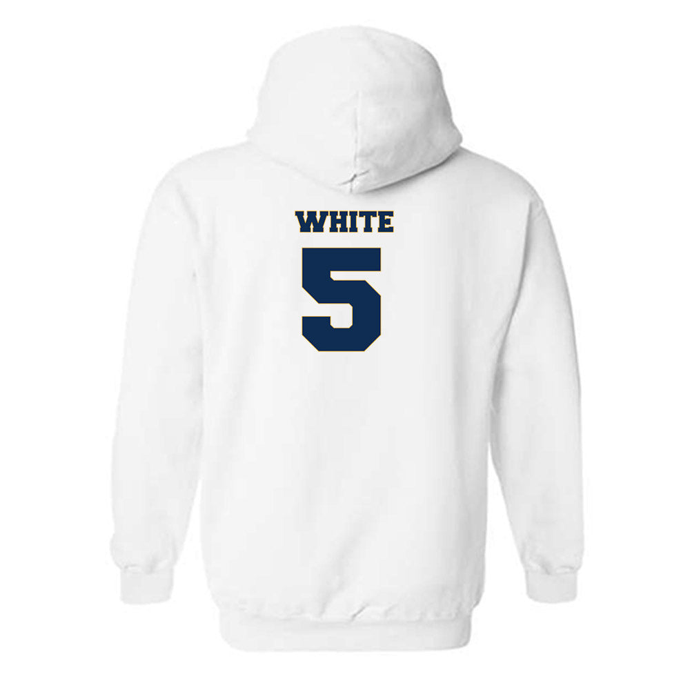 West Virginia - NCAA Women's Soccer : Taylor White - Generic Sports Shersey Hooded Sweatshirt