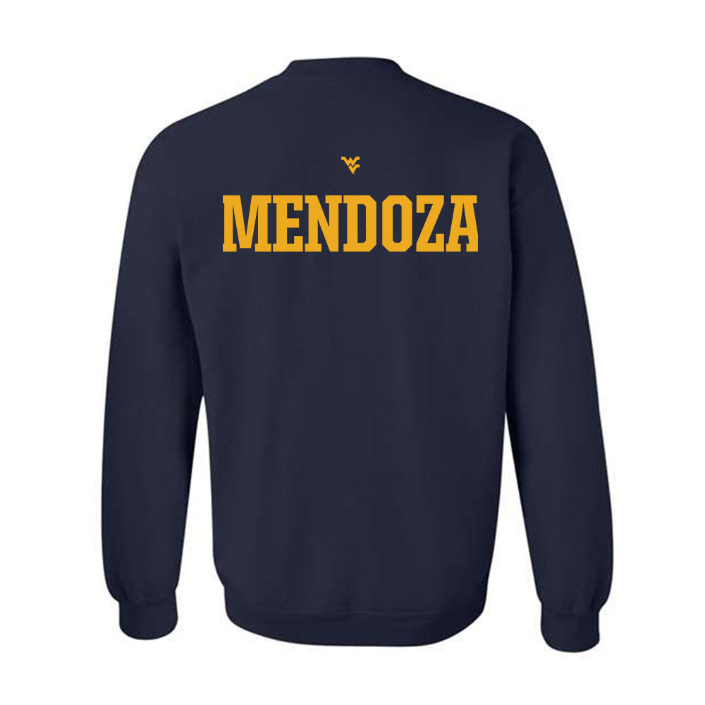 West Virginia - NCAA Women's Gymnastics : Haley Mendoza - Sports Shersey Crewneck Sweatshirt-1