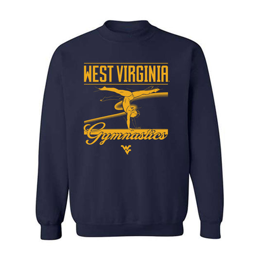 West Virginia - NCAA Women's Gymnastics : Emerson Smith - Sports Shersey Crewneck Sweatshirt-0