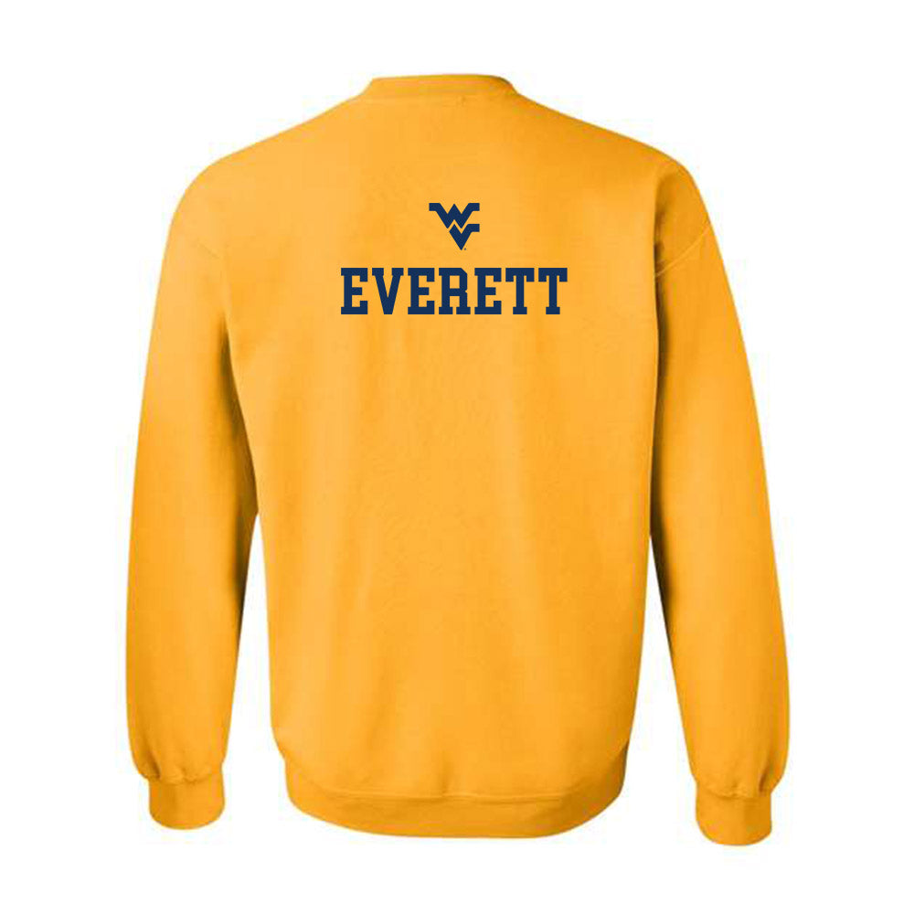 West Virginia - NCAA Women's Track & Field : Izayah Everett - Generic Sports Shersey Crewneck Sweatshirt-1