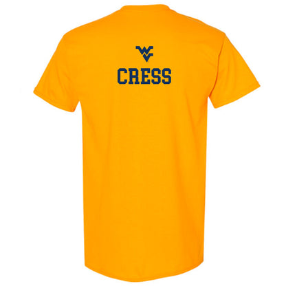West Virginia - NCAA Women's Track & Field : Olivia Cress - Generic Sports Shersey T-Shirt-1