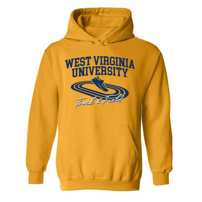 West Virginia - NCAA Women's Track & Field : Izayah Everett - Generic Sports Shersey Hooded Sweatshirt-0