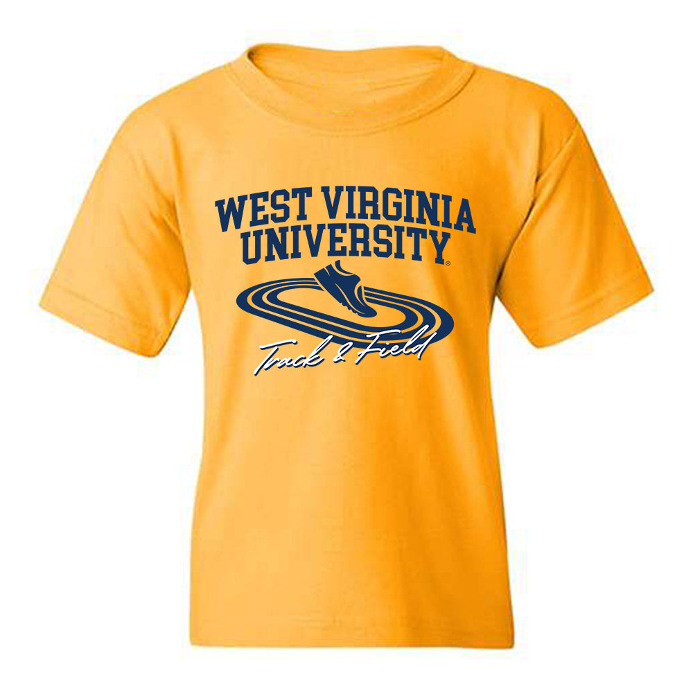 West Virginia - NCAA Women's Track & Field : Izayah Everett - Generic Sports Shersey Youth T-Shirt-0