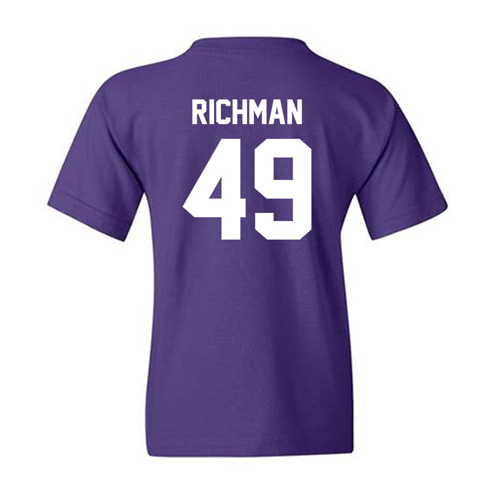 Kansas State - NCAA Football : Maguire Richman - Sports Shersey Youth T-Shirt-1