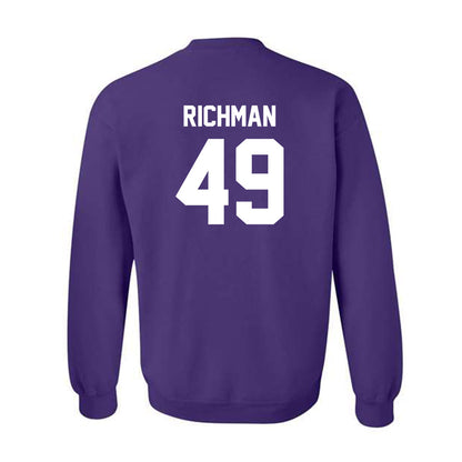 Kansas State - NCAA Football : Maguire Richman - Sports Shersey Crewneck Sweatshirt-1