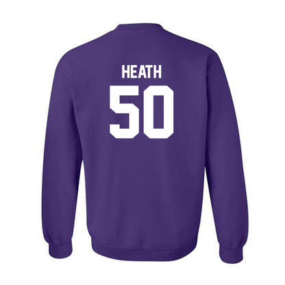 Kansas State - NCAA Football : Brock Heath - Sports Shersey Crewneck Sweatshirt-1